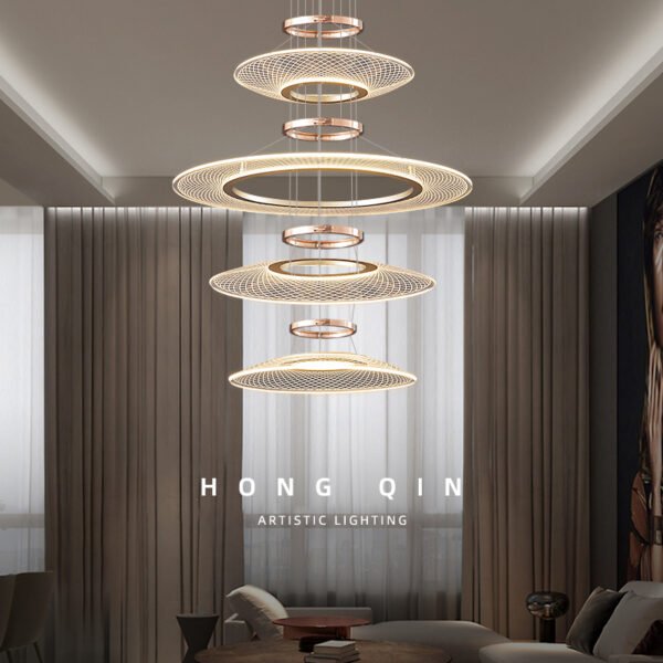 Modern Staircase Pendant Light – view 3