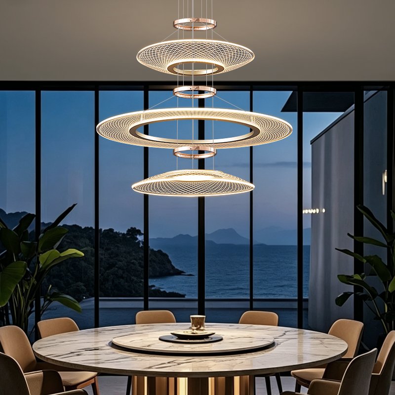 Modern Staircase Pendant Light – view 5