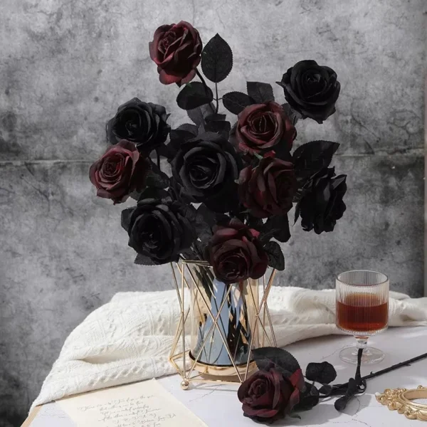 Artificial Silk Rose Bouquet – view 4