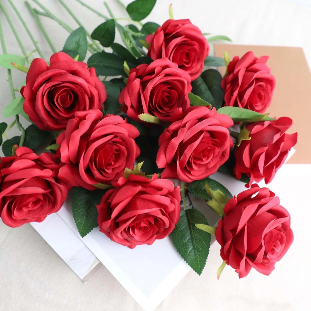 Artificial Silk Rose Bouquet – view 9