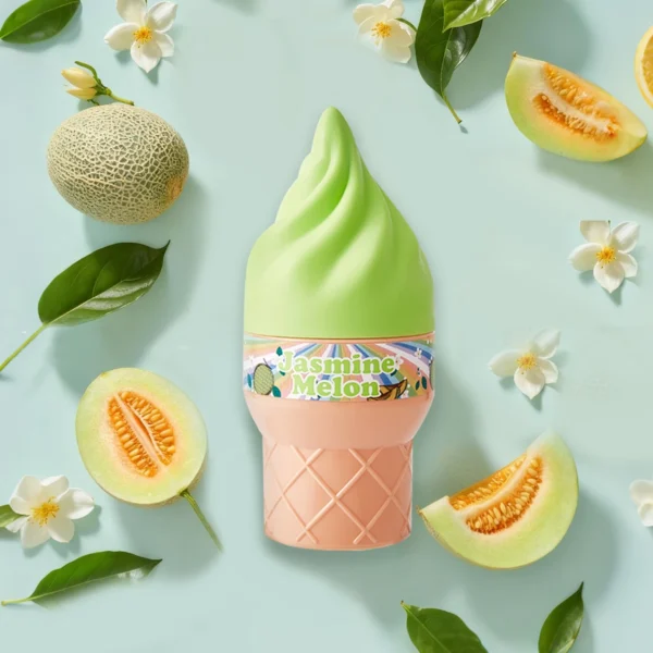 Ice Cream Shaped Perfume for Women 100ml – Sweet Fruity Floral Eau de Toilette, Cute Gift - Cantaloupe