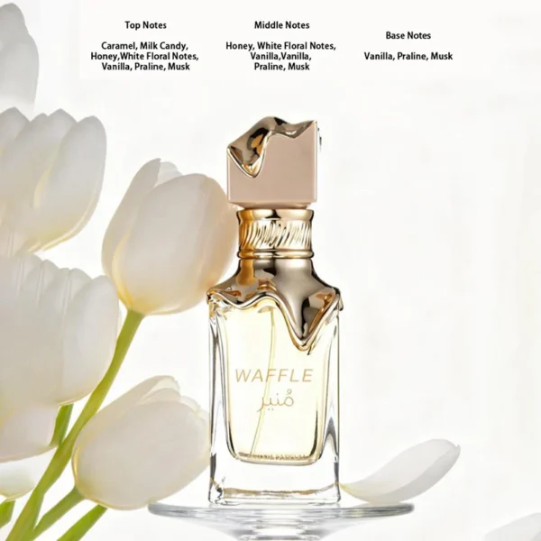 Arabian Style Gourmand Perfume for Women – Cream Muffin, Caramel & Vanilla Eau de Toilette - Ivory 100ml
