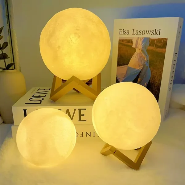 3D moon night light 3