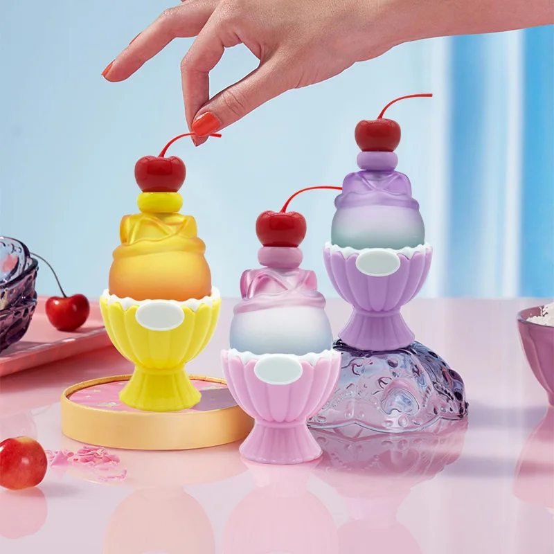 Ice Cream Shaped Perfume for Women 100ml – Sweet Fruity Floral Eau de Toilette, Cute Gift