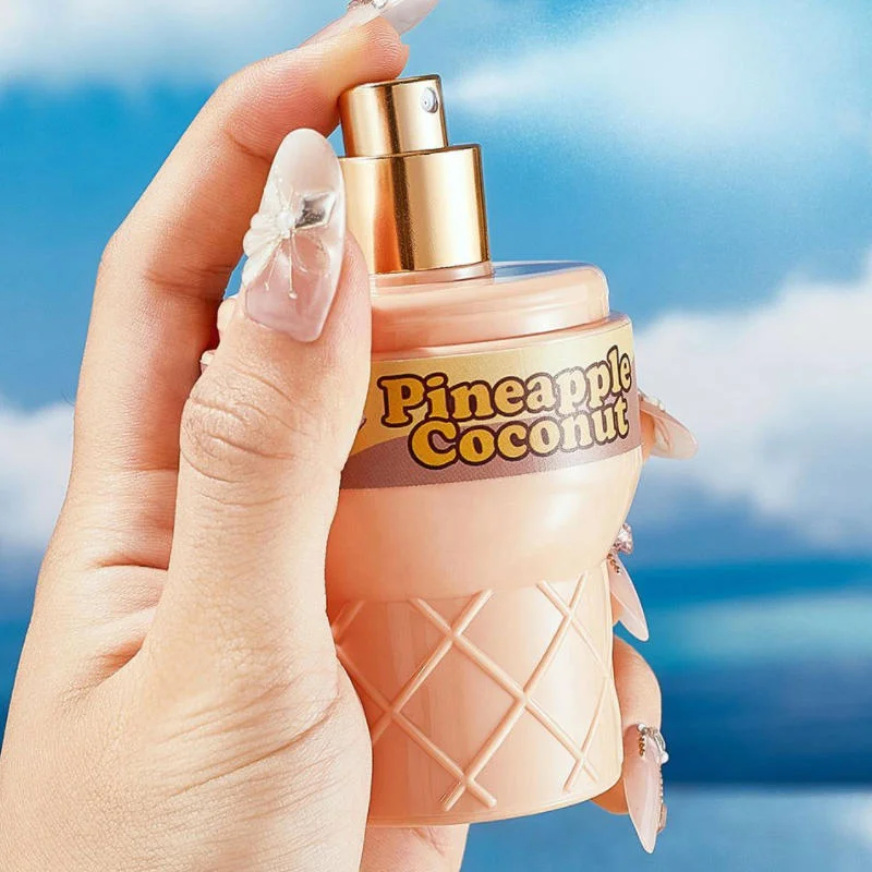 Ice Cream Shaped Perfume for Women 100ml – Sweet Fruity Floral Eau de Toilette, Cute Gift