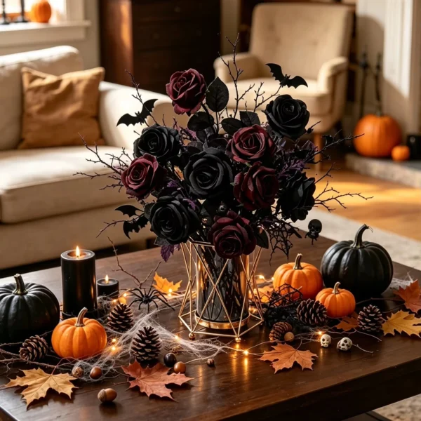 Artificial Silk Rose Bouquet
