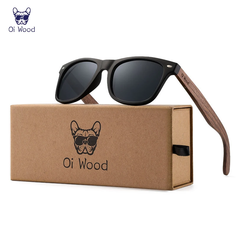Men's Natural Wooden Polarized Sunglasses