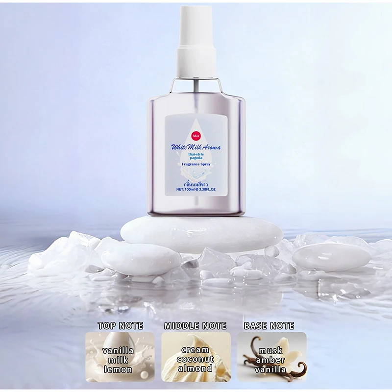 Baby Powder & Milky Vanilla Perfume – Soft Floral Fruity Eau de Parfum for Women, 30ml / 35ml / 100ml - Milky 100ml