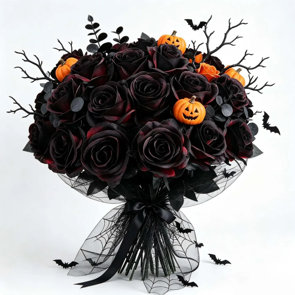 Halloween Gothic Floral Stems